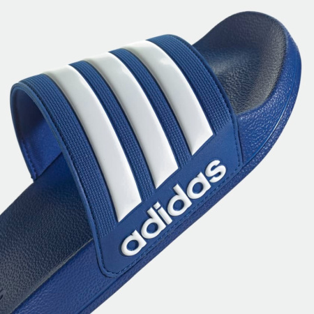 Шлепанцы ADILETTE SHOWER (RU 41.5 UK 9 USm 9.5 СМ 26.7; team royal blue/footwear white/team royal blue)